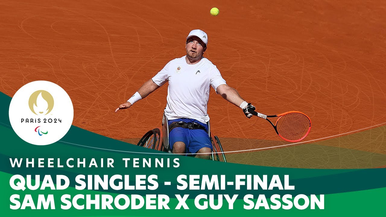 Sam Schroder X Guy Sasson - Quad Singles Semi-final | Wheelchair Tennis - Paris 2024 Paralympics