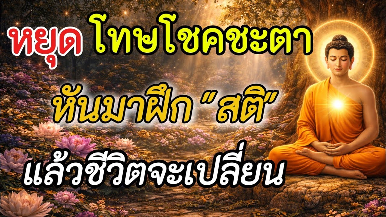 การล้มไม่ใช่โทษของโชคชะตาแต่คือบทเรียนของสติธรรม#ปัญญา#ศีลสมาธิปัญญา,#หลักธรรมพระพุทธเจ้า#กฎแห่งกรรม