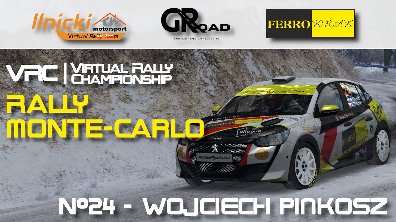 RBR | TW Motorsport | W. Pinkosz | Peugeot 208 Rally4 | VRC #1 2026 Rallye Monte-Carlo