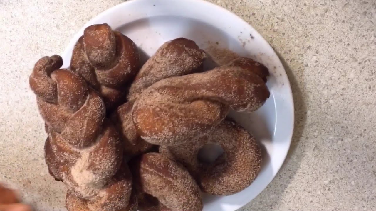 Nutmeg Cinnamon Donuts.
