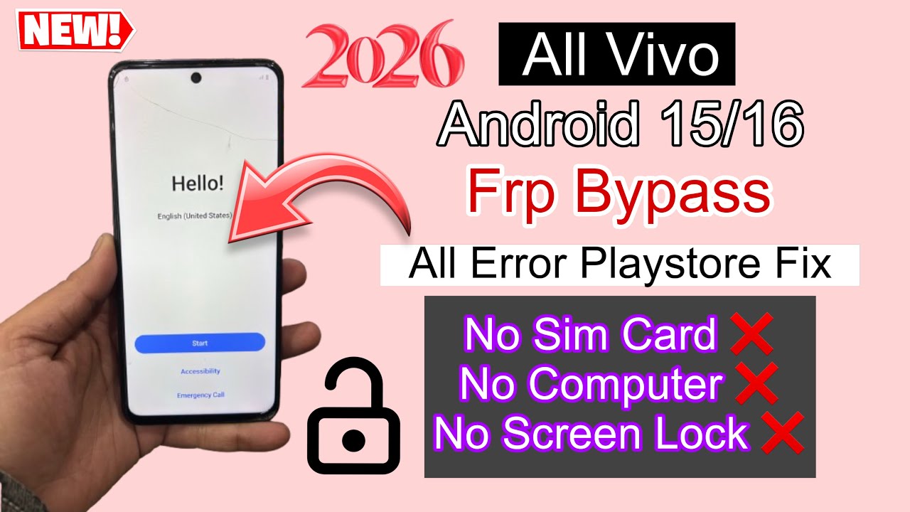 ALL Vivo FRP Bypass* Android 15 | Incompatible version Problem | Vivo FRPBypass Android 15 | No PC|