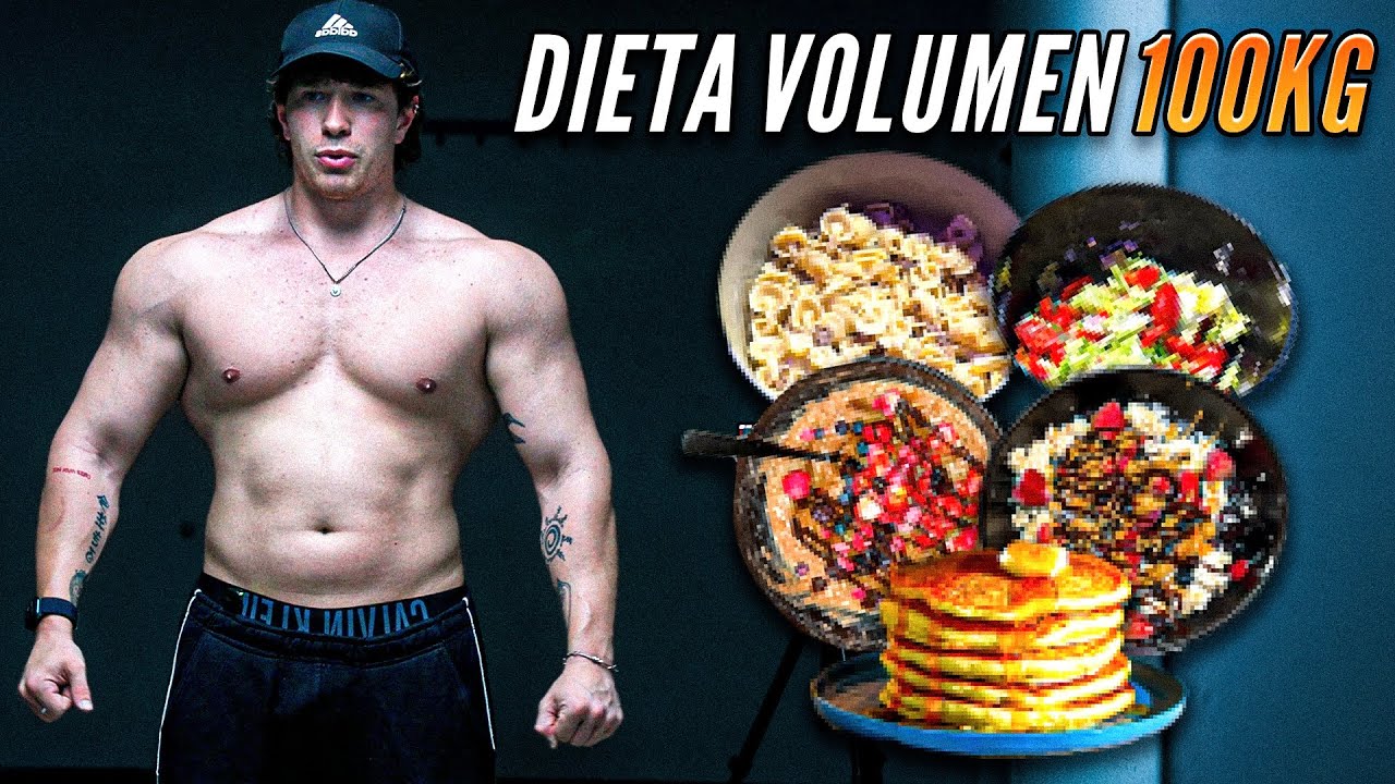 UN D&Iacute;A en MI DIETA de VOLUMEN para llegar a 100 KG