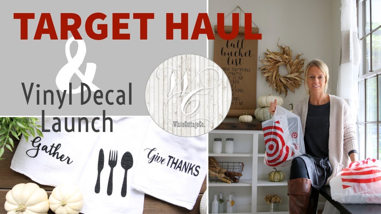 Target Haul and Vinyl Decal Launch