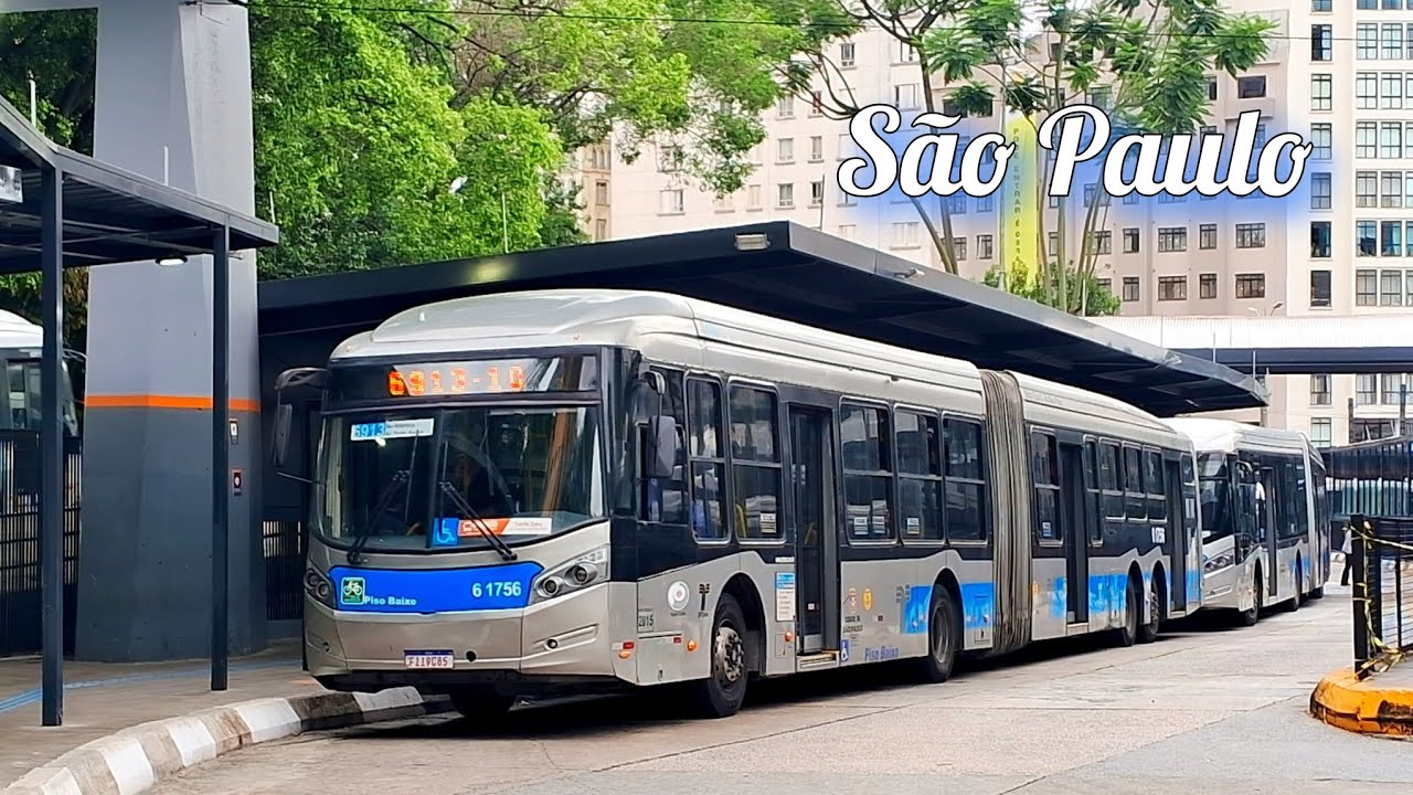 🇧🇷 SPTrans | Viagem na linha 6913 Terminal Bandeira X Terminal Varginha