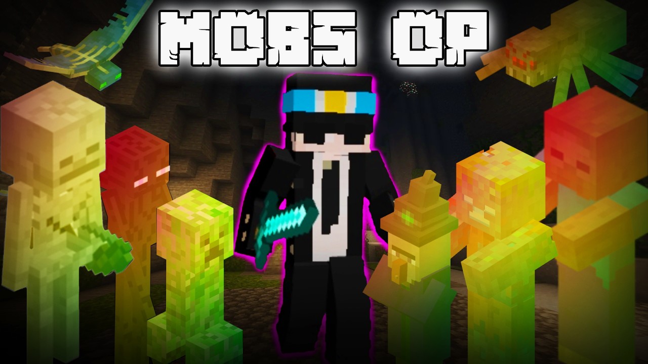 MINECRAFT pero los MOBS son OP