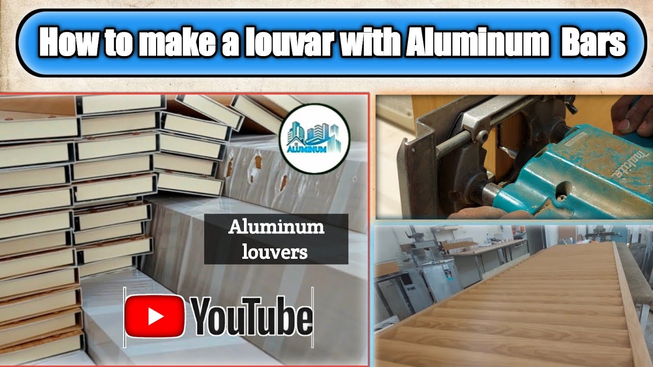 HOW TO FABRICATE ALUMINUM LOUVER // Big Aluminum louvers // Stepbystep