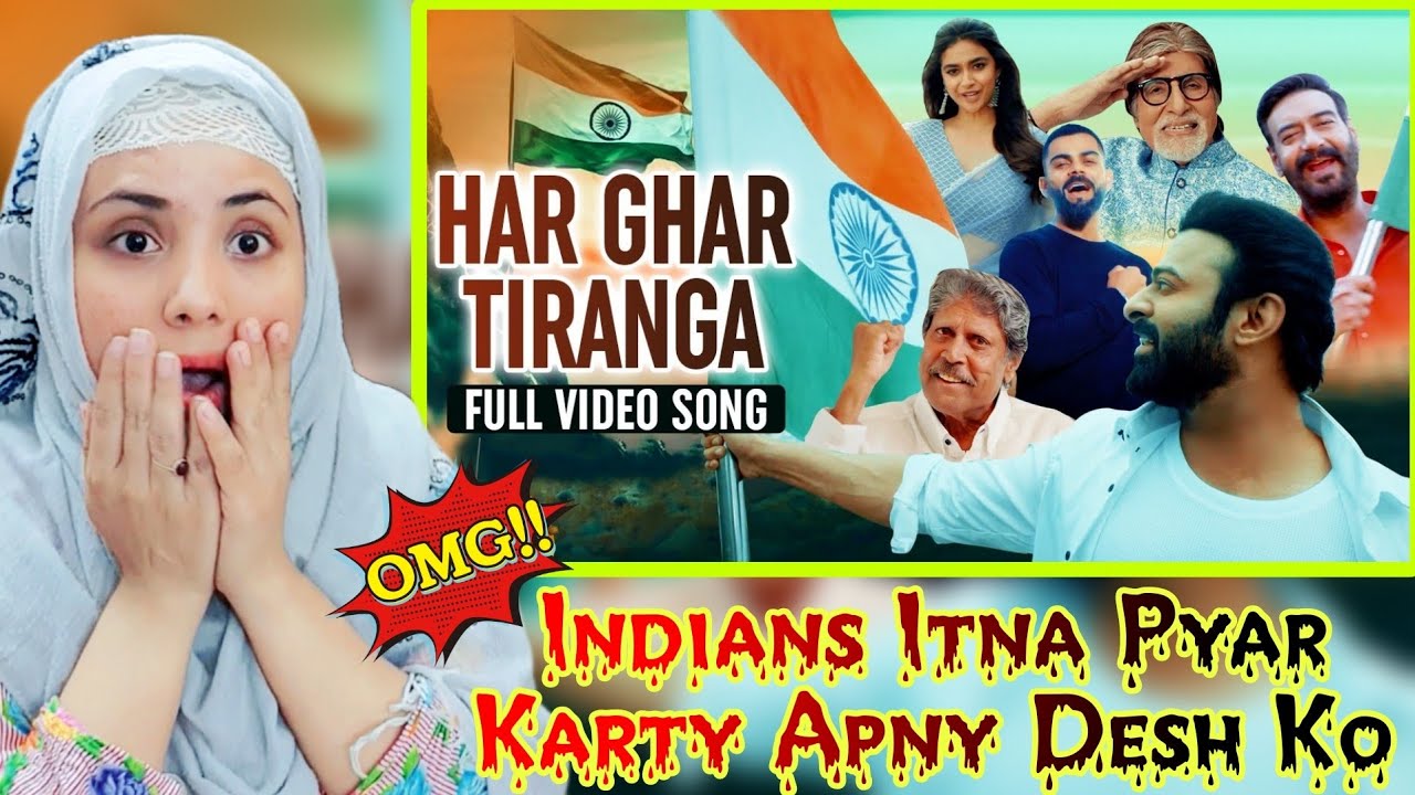 Pakistani Reaction On Har Ghar Tiranga Full Video Song | Prabhas | Virat Kohli | Amitabh B | PM Modi