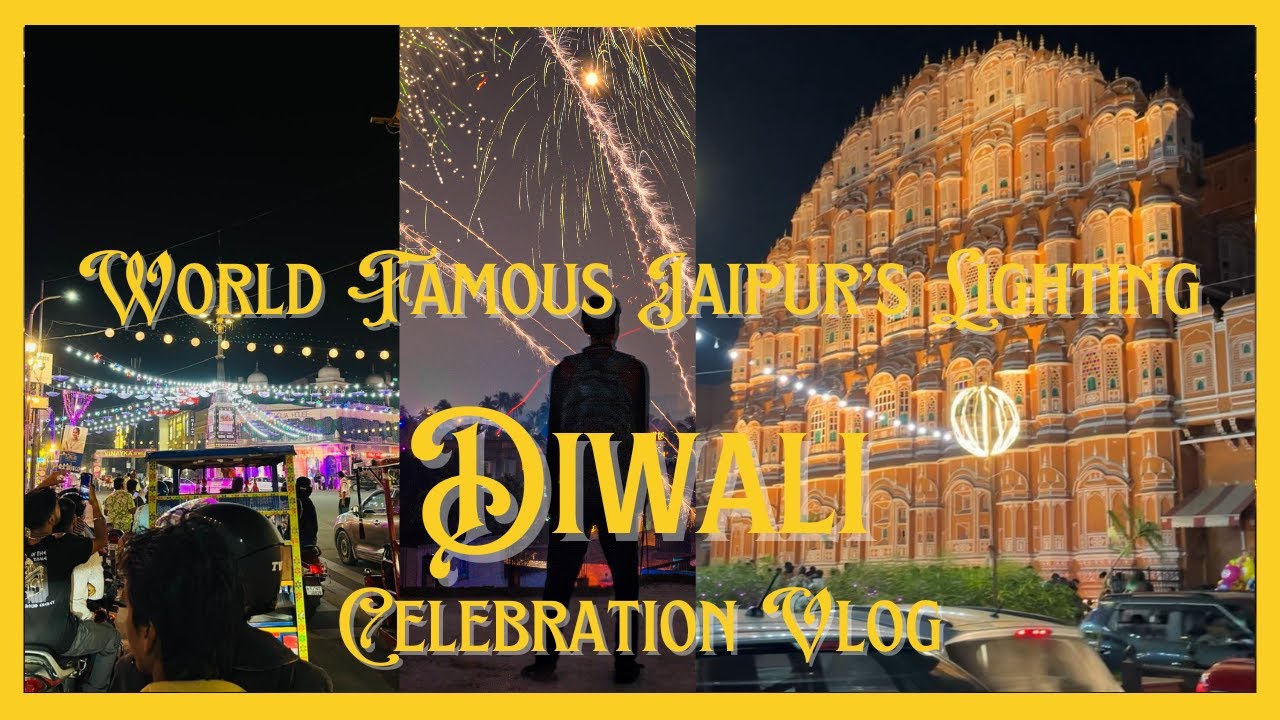 Jaipur's World Famous Diwali Celebration Lighting | Jaipur Vlog #jaipur #jaipurdiwali #diwali2025