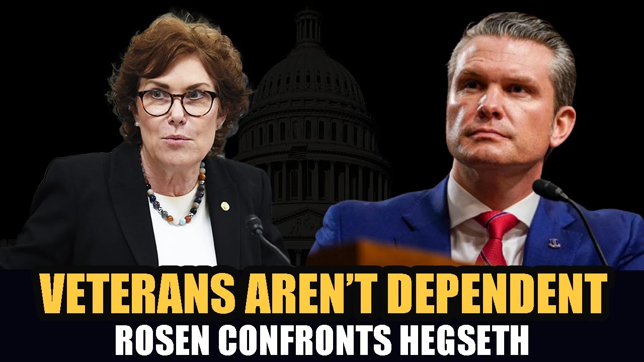 Yes or No: Jacky Rosen Confronts Pete Hegseth on Veterans and NATO