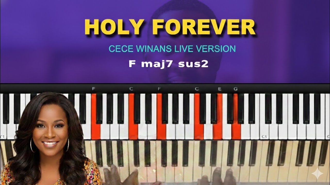 Holy Forever Piano Tutorial - CeCe Winans (Live Version) Lesson