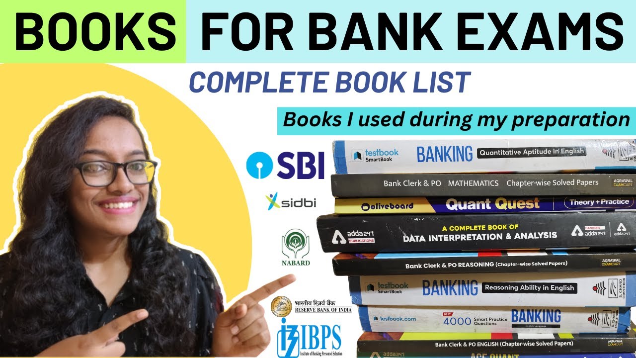 BEST BOOKS for BANK Exams 2024 | Books I used | IBPS PO | RRB PO | SBI PO | IBPS CLERK #ibps #rbi