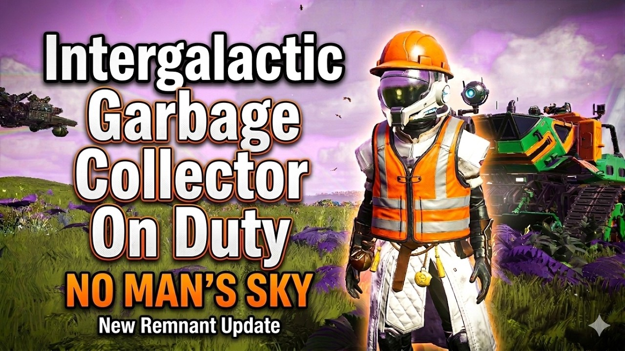 I became an INTERGALACTIC GARBAGE COLLECTOR in the No Man's Sky Remnant UPDATE.