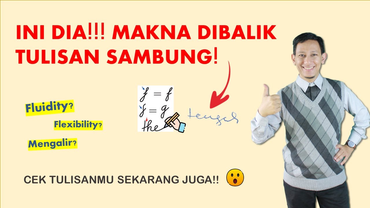 🚨 FLUID, FLEKSIBEL! Makna dalam Tulisan Sambung
