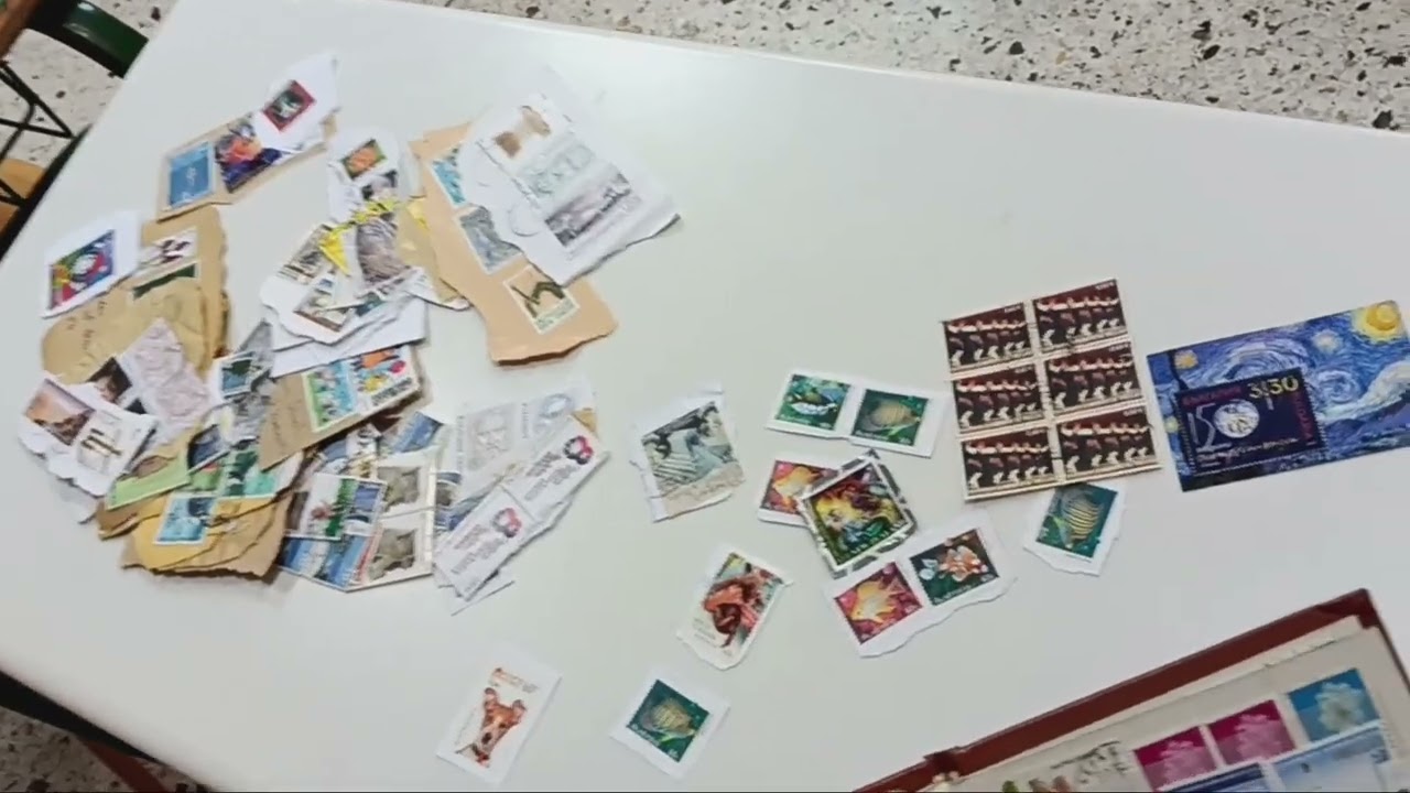My hobby: collecting stamps