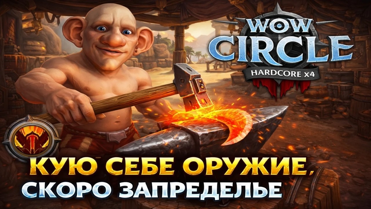 Это Хардкор + на wowcircle x4. Качаю Вара в ветке ФУРИКА. 65% УРОНА