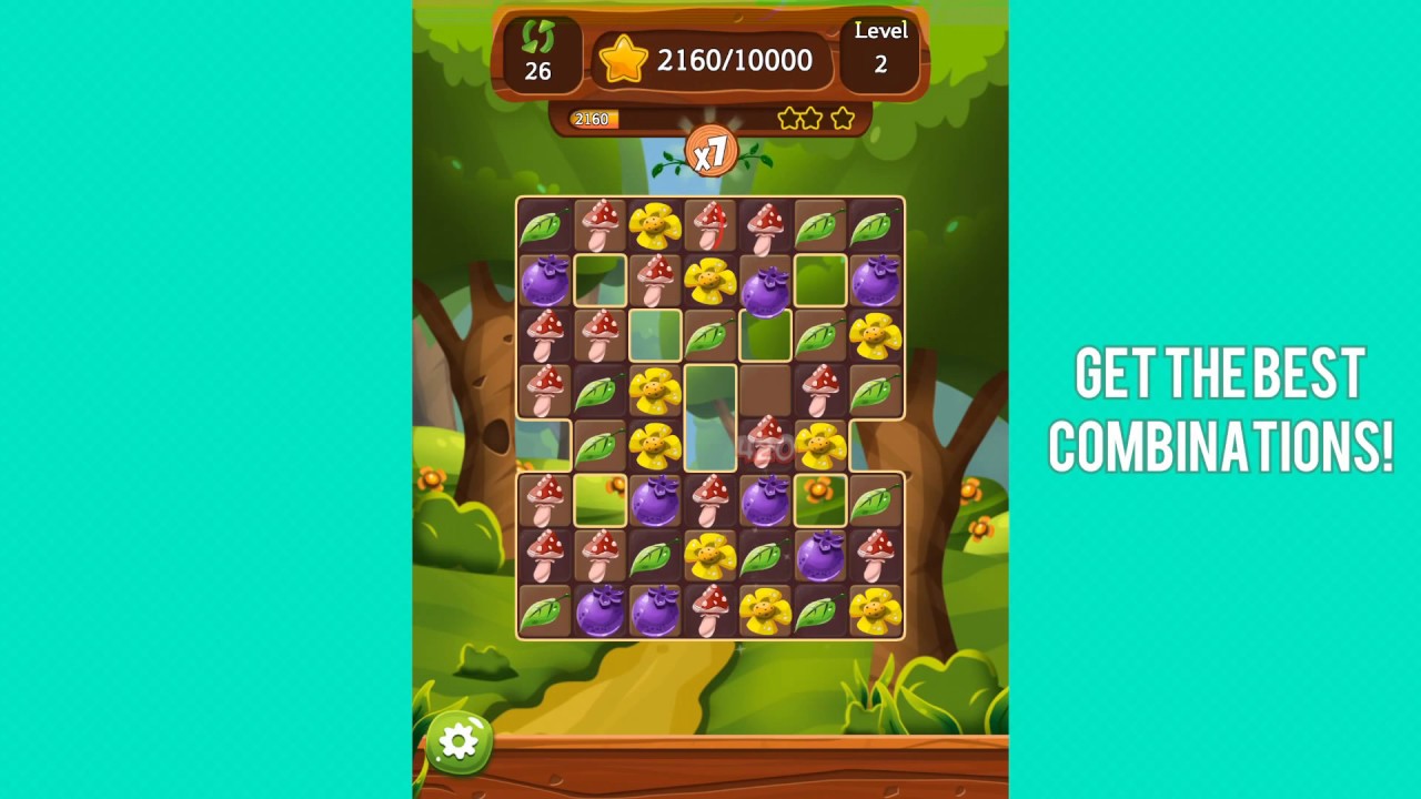 Forest Match 3 Puzzle Mania - HD Gameplay Video