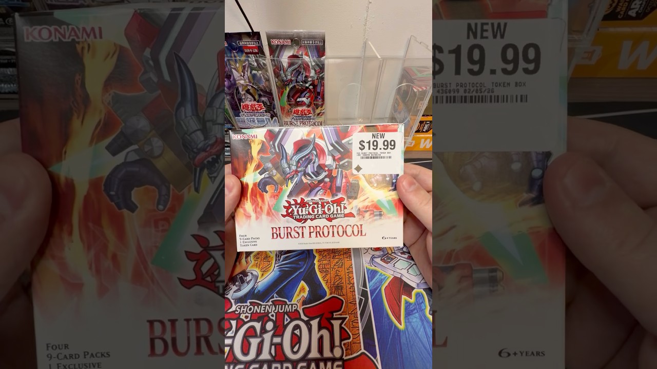 Распаковка мини-бокса Yu-Gi-Oh! Burst Protocol!