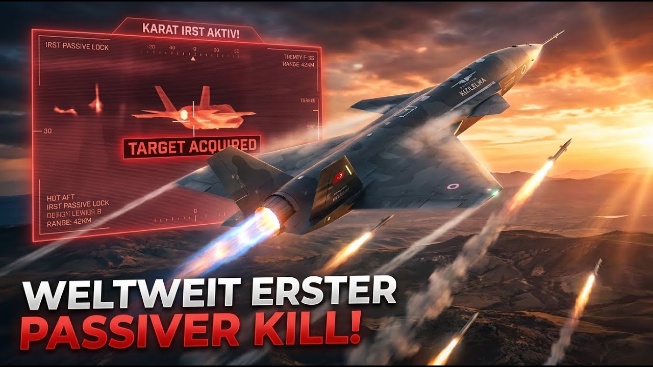 Kızılelma KARAT IRST Test: Weltweit erster passiver Stealth-Kill!