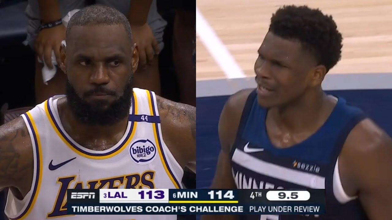 Los Angeles Lakers vs Minnesota Timberwolves Game 4 INSANE Final Minutes