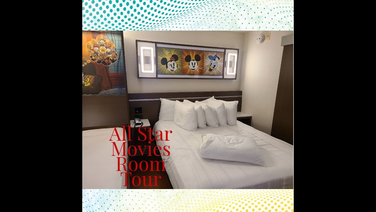 Disney World Resort | All Star Movies Room Tour| Standard Room | Love Bug Building 6 | Room 6928