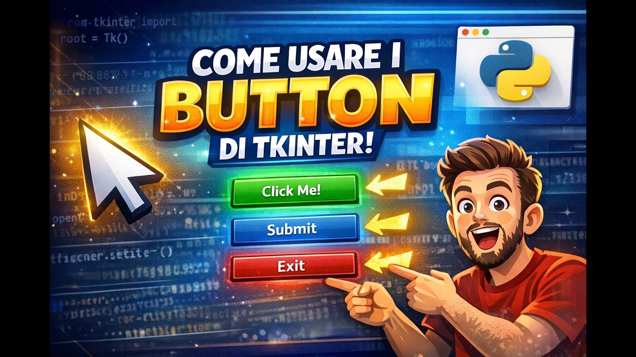 Tutorial Tkinter: Crea pulsanti interattivi