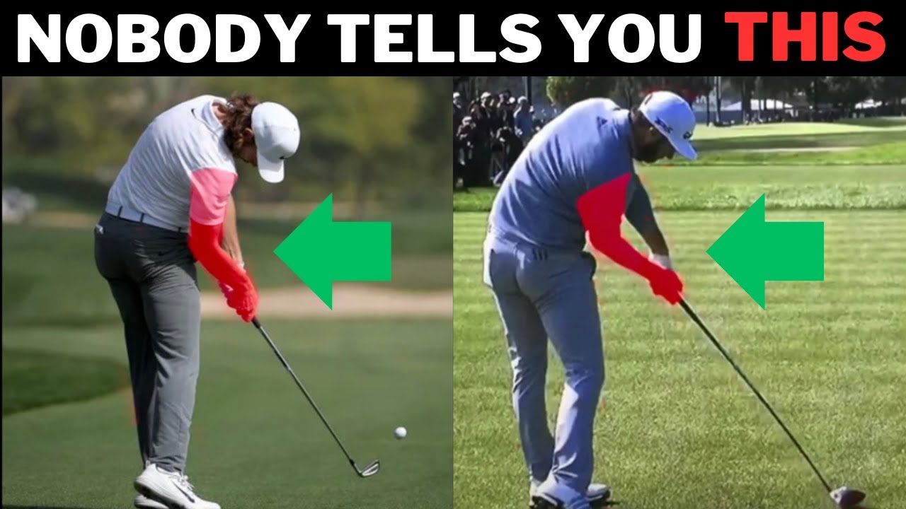The REAL WAY To Keeping Your Right Arm Bent Through Impact (You're Missing 2 Key Moves)