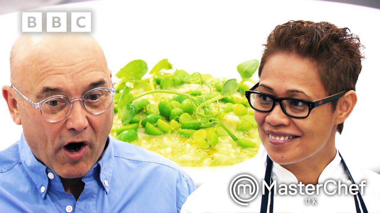 Monica Galetti's Green Pea Risotto! | MasterChef UK