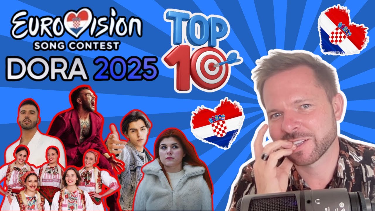 DORA 2025 | Full Reaction & Review + My Top 10 Favourites! | Croatia Eurovision 2025