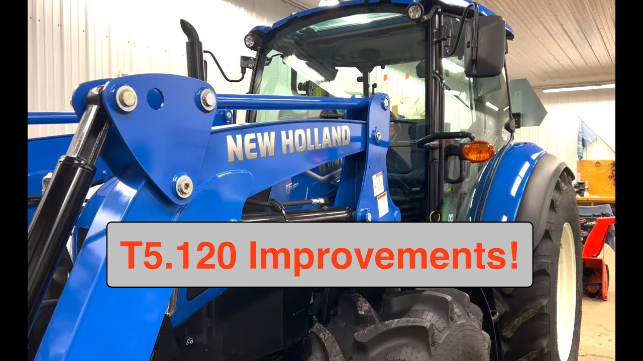 New Holland T5.120 Dual Command Improvements