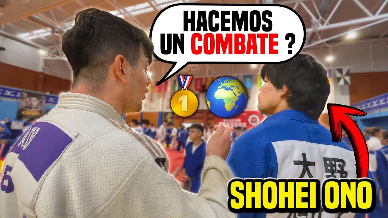 ¡DESAFÍO al CAMPEÓN DEL MUNDO a un COMBATE DE JUDO!! 🥋🥇 [SHOHEI ONO] 🇯🇵