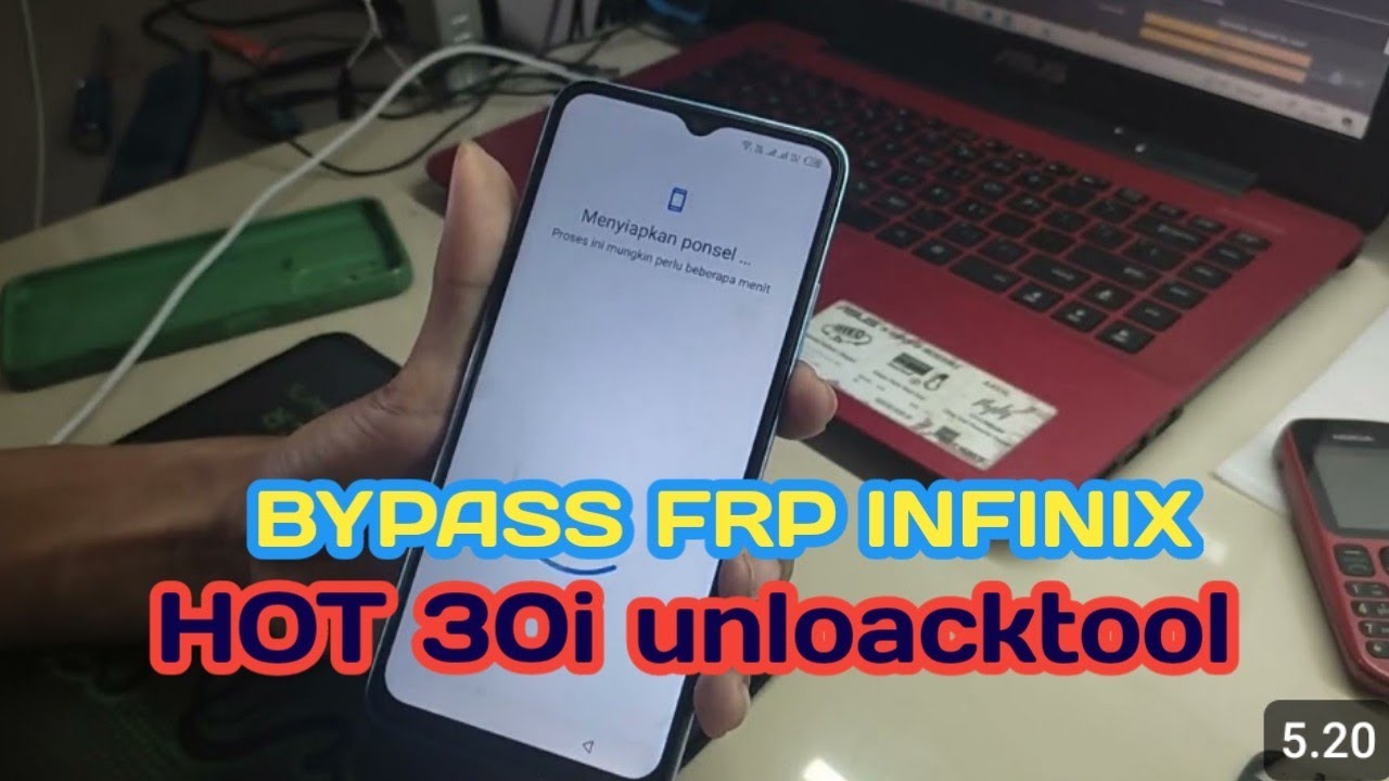 BYPAS FRP INFINIX HOT 30i DENGAN UNLOCKTOOL