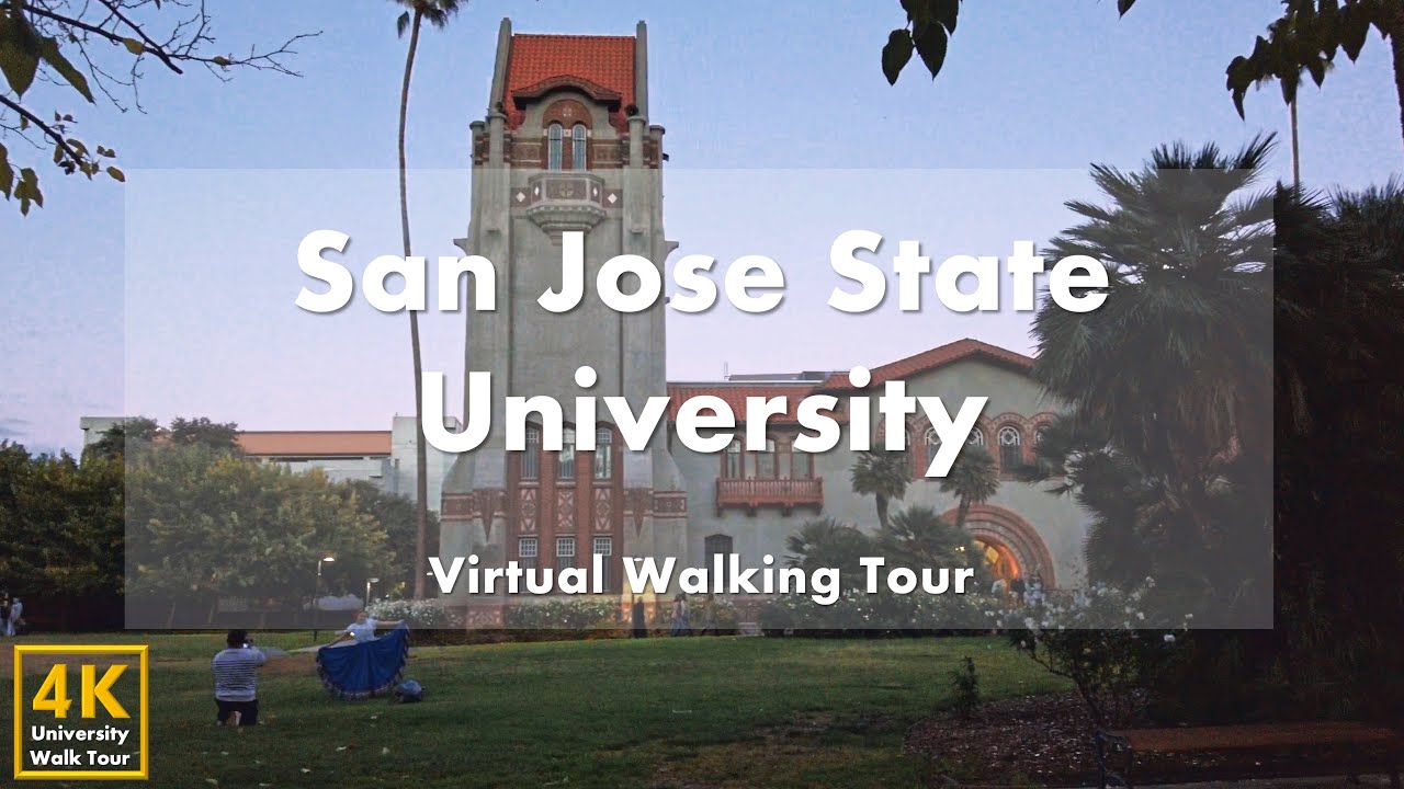 San José State University — виртуальная пешеходная экскурсия [4k 60fps]