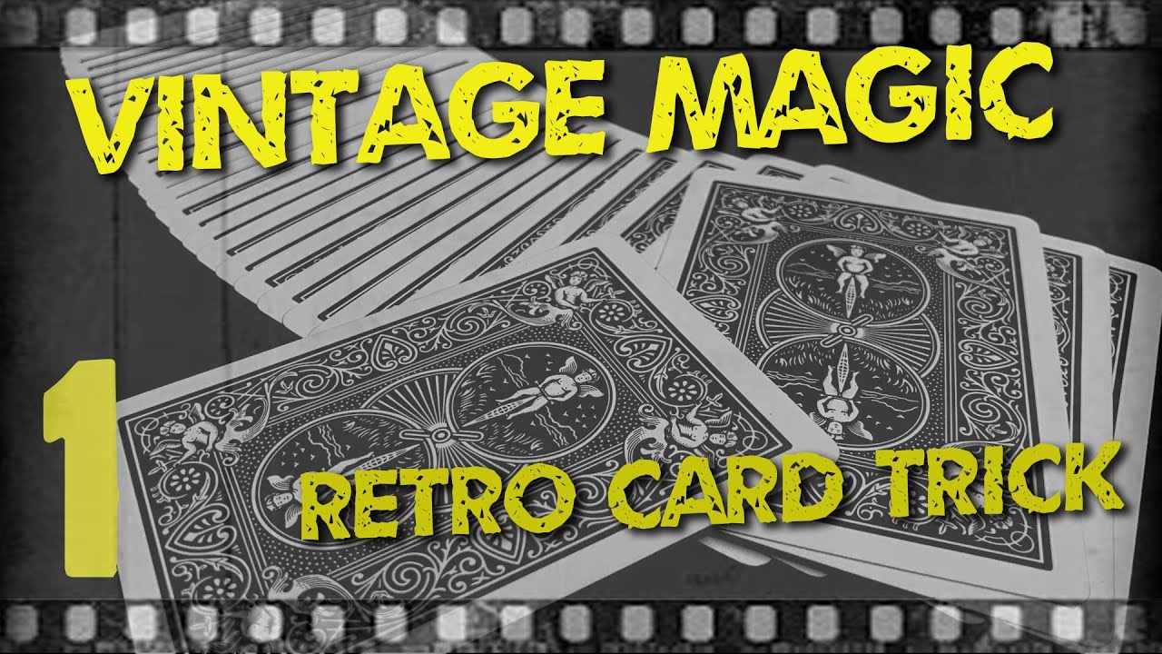 Vintage Card Trick with Tutorial - Invisible Card Prediction Magic