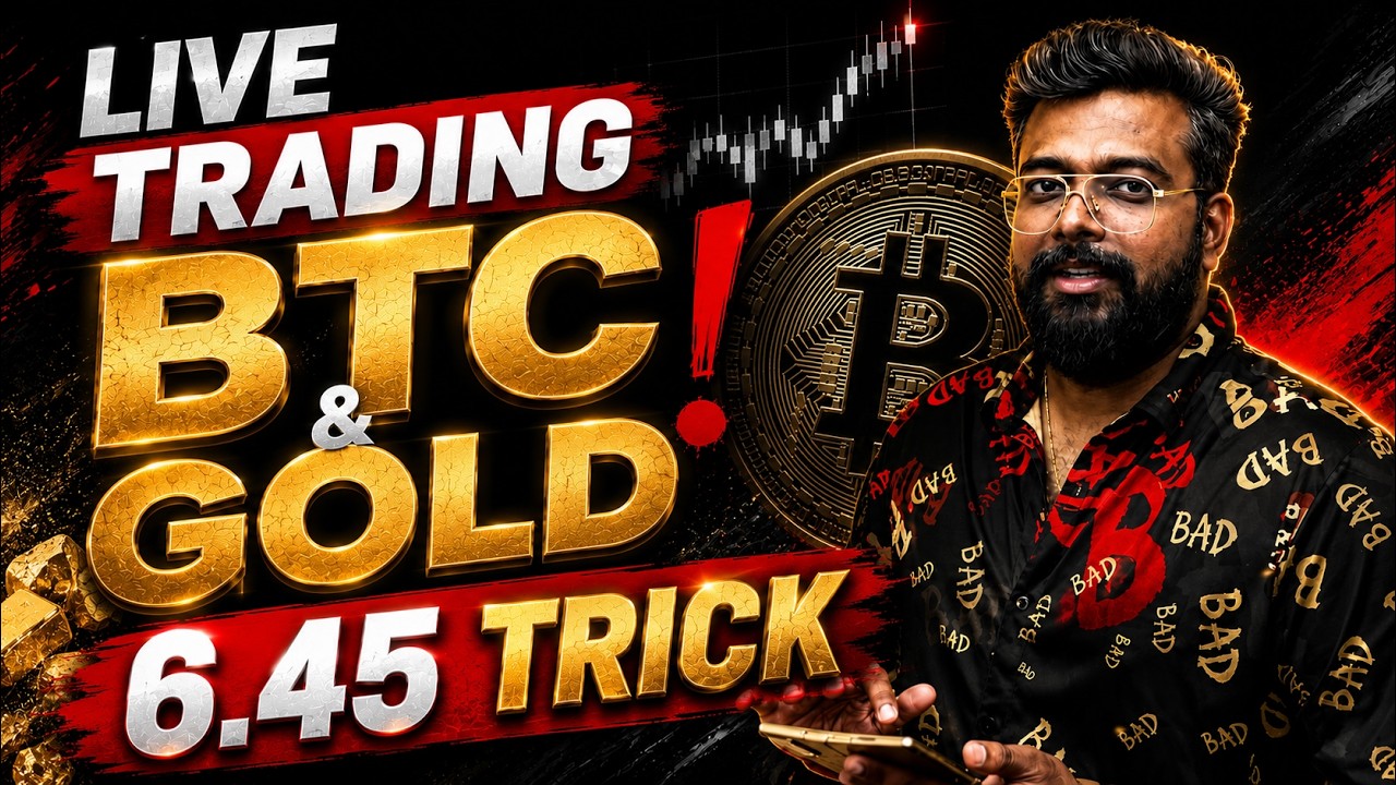 🔥 LIVE BTC & GOLD | 6:45 Trick Strategy Revealed | 3 AUGUST 2026 | Market Analysis