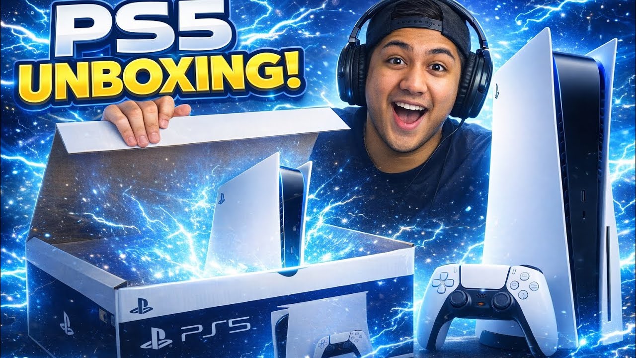 Unboxing Ps5 fortnite edition 😍