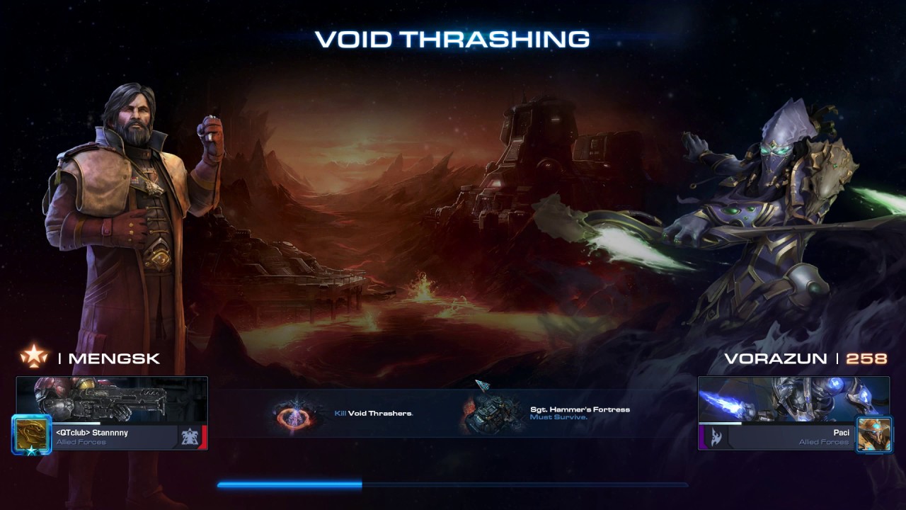 StarCraft 2 Co-Op Void Thrashing Mengsk (Fast and Clean)