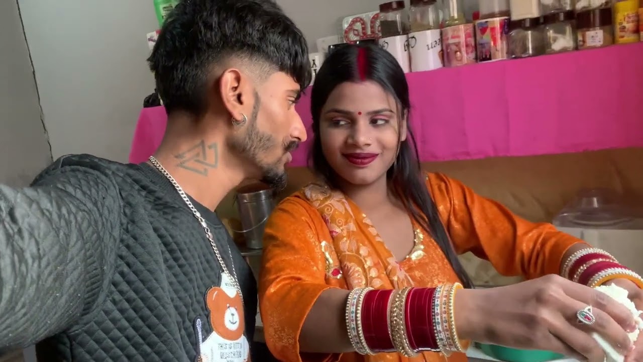 Navu ne bnayi pehli vari paneer di bhurji || dekho ki ban gya 😜😂 || 