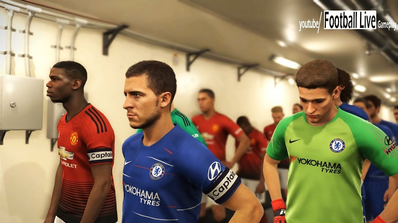 PES 2019 | ЧЕЛСИ против МАНЧЕСТЕР ЮНАЙТЕД | Полный матч и потрясающие голы | Геймплей на ПК