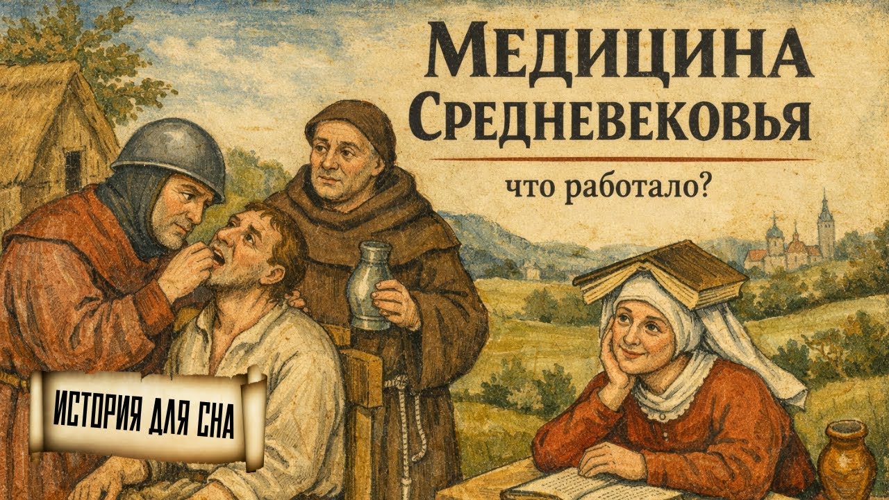 Медицина Средневековья: что “лечило” людей на самом деле (лекция для сна)
