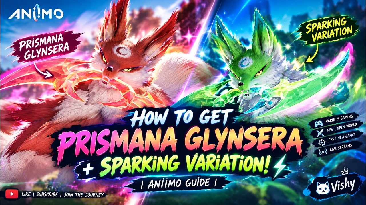 Как получить PRISMANA GLYNSERA + искрящийся вариант! ⚡ | Гайд по Aniimo