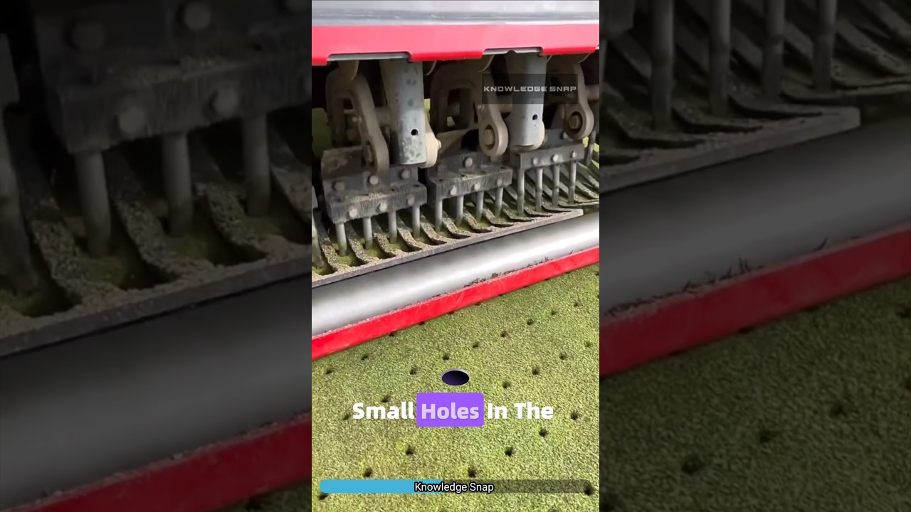 Aeration machines for golf course ground #shorts