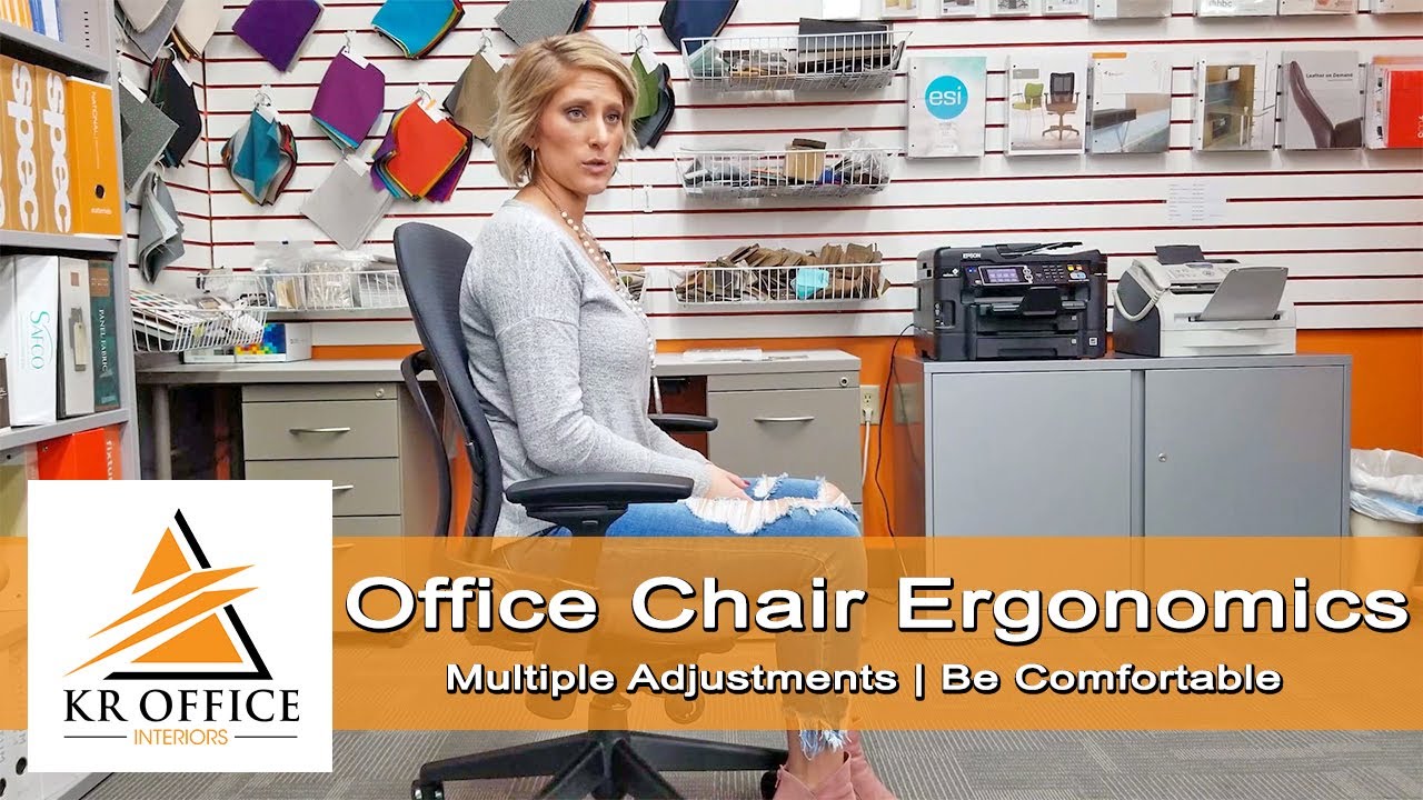 Office Chair Ergonomics | Multiple Adjustments | Sit in Comfort