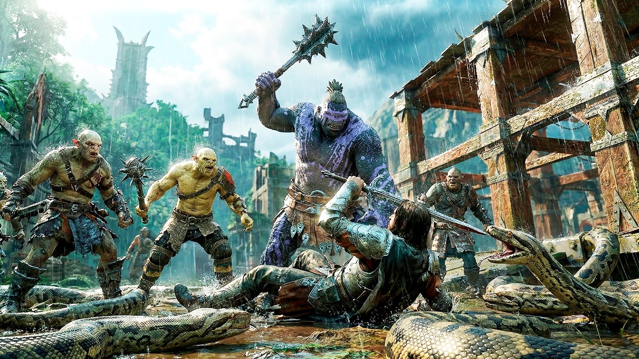 I created THIS MONSTER in Shadow of War! 💛 WARMONGER BERSERKER 💚 #shadowofwar