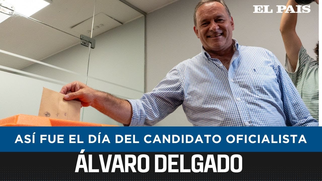 El día de Álvaro Delgado: así fue la jornada del candidato del Partido Nacional en el balotaje 2024