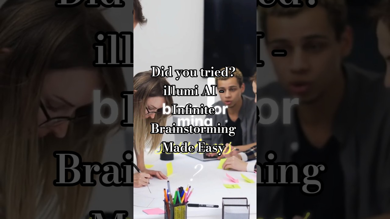 Did you tried illumi AI - Infinite Brainstorming Made Easy 