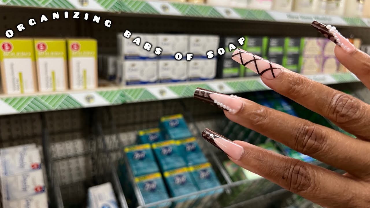 40 Minutes of Satisfying Soap Organizing at Dollar Tree (ASMR)