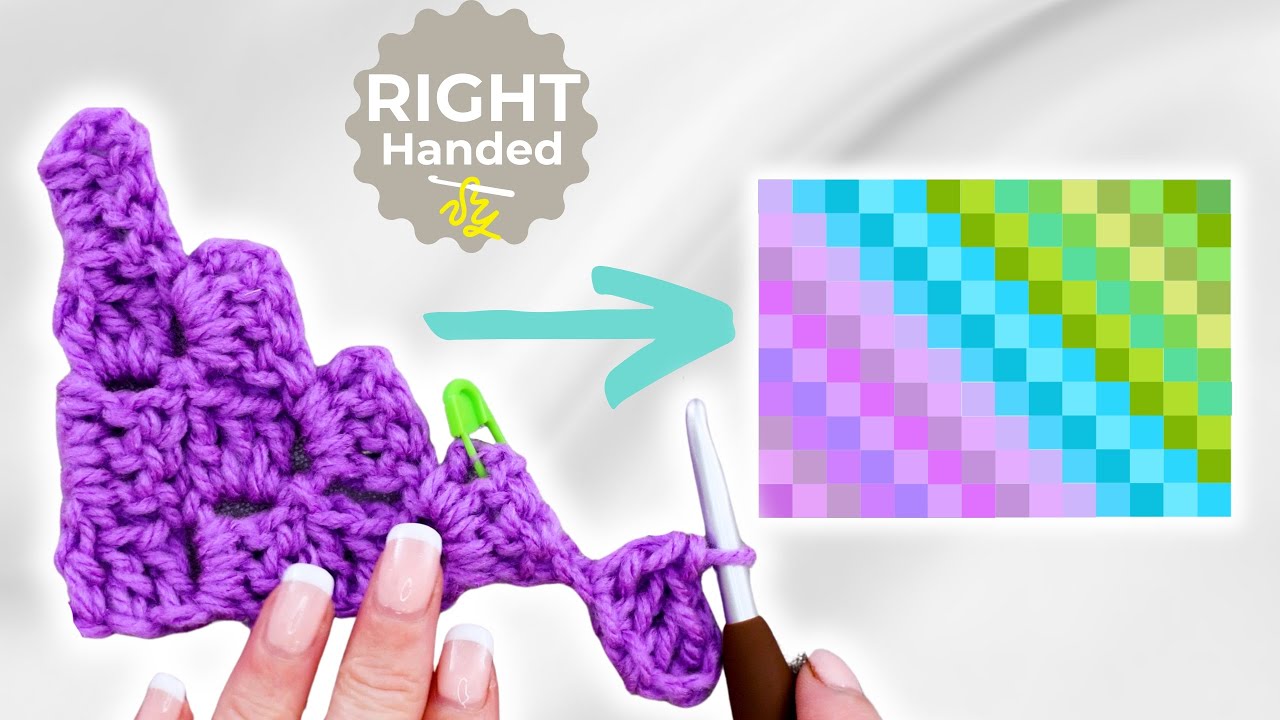 How to Crochet a C2C Rectangle - Perfect for Beginners!