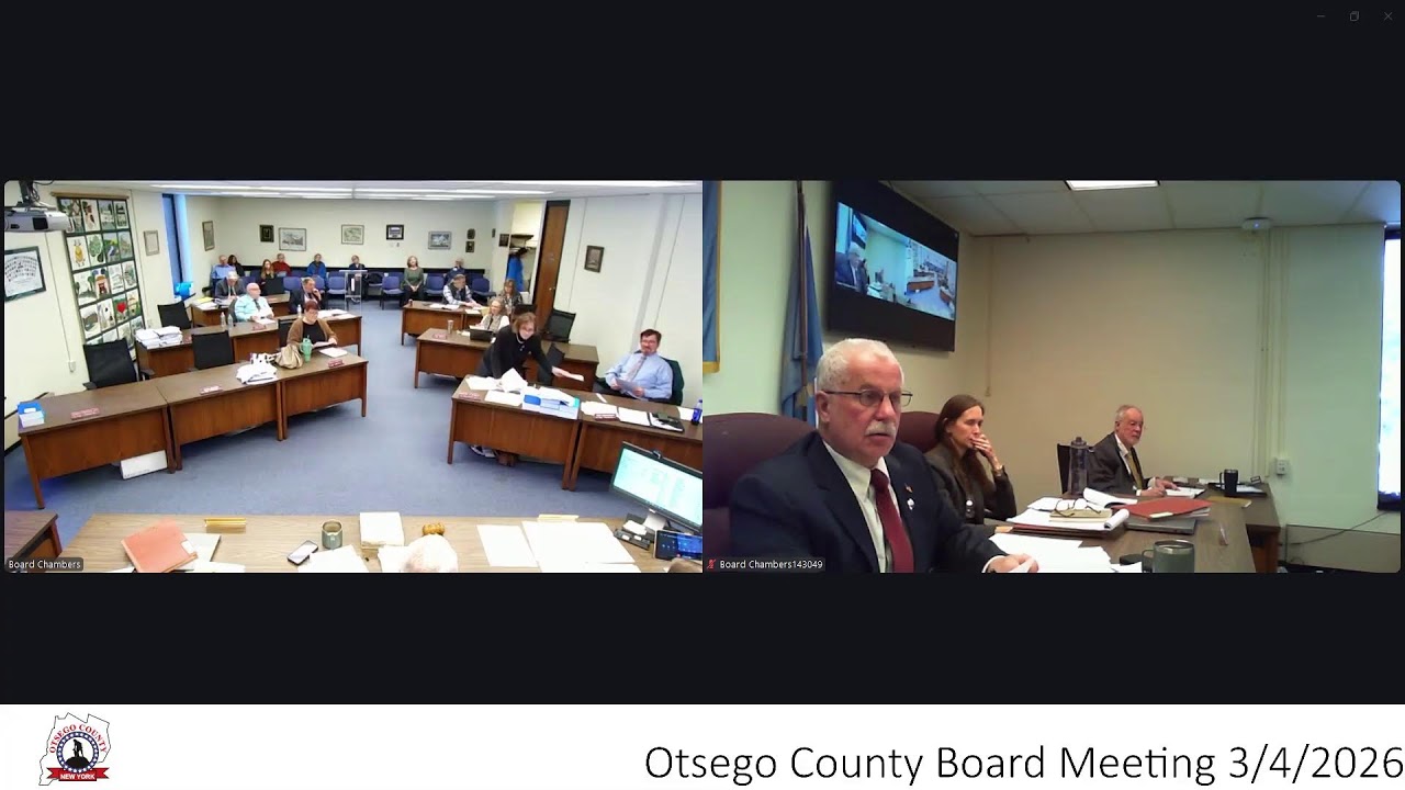 Otsego County Board Meeting 3/4/2026