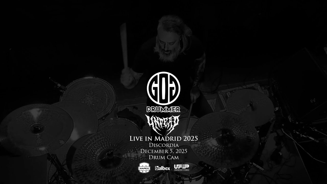 UNDEAD "Discordia" - GoG - Live in Madrid. 2025 (Drum Cam)