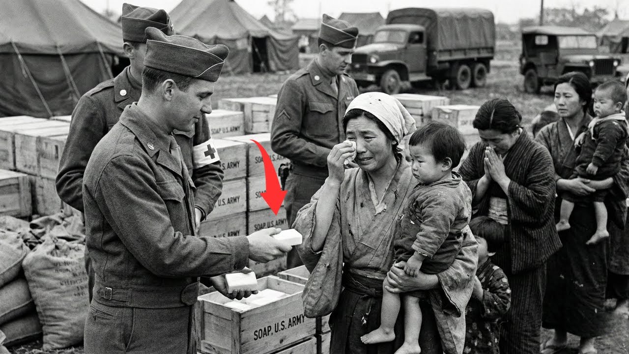 Japanese Mothers Cried When American Soldiers Gave Them Soap